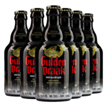 戈登大龙（GuldenDraak）比利时进口戈登大龙精酿啤酒三料/四料/小麦啤修道院高度烈性啤酒 戈登大龙9000四料 330mL 6瓶