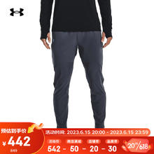 安德玛 UNDERARMOUR）Qlifier 2.0男子跑步运动长裤1366271 灰色044 M