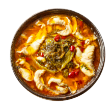 真滋味 酸菜鱼 半成品快手预制菜 金汤酸菜鱼550g*3件