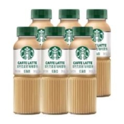 STARBUCKS 星巴克 星选拿铁咖啡270ml*6瓶低脂随身享即饮咖啡饮料 1件装