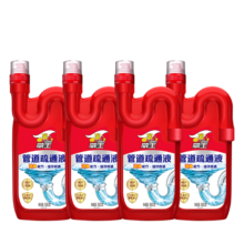 Plus会员:威王下水道疏通剂液体 去味除菌500g*4瓶*4件
