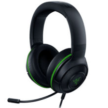 雷蛇 Razer 北海巨妖标准版X 游戏主机专用耳机 Xbox绿 头戴式7.1声道耳机