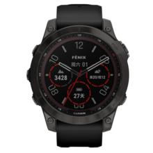 佳明（GARMIN）fenix7运动户外血氧检测心率跑步GPS导航音乐健身指导腕表太阳能 Fenix7 DLC碳黑旗舰版