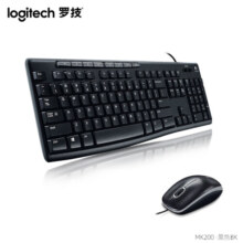 罗技（Logitech）罗技（Logitech）MK200 有线键鼠套装 全尺寸 USB电脑台式机笔记本通用多媒体键鼠套装 MK20078元 (满1件9.50折)
