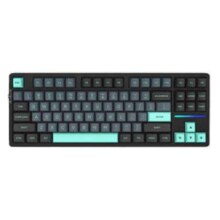 PLUS会员：VGN V87 87键 2.4G蓝牙 多模无线机械键盘 加勒比海 草莓布丁轴 RGB