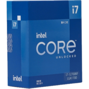 英特尔(Intel)酷睿系列 奔腾系列 CPU处理器 台式机 原盒 12代 i7-12700KF【12核20线程】