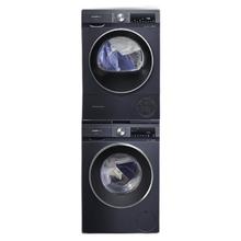 限移动端、以旧换新、京东百亿补贴：SIEMENS 西门子 云感系列 WG52A1X10W+WQ55A2D10W 热泵式洗烘套装 湖蕴蓝