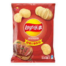 PLUS会员：乐事（Lay's）薯片  得克萨斯烧烤味 135克