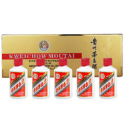 88VIP会员：MOUTAI 茅台 飞天茅台 53度 酱香型白酒 50ml*5瓶