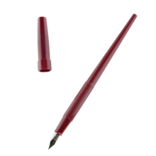 百乐（PILOT）纤扬长笔杆钢笔 男女手绘速写练字学生成人钢笔DPP-70-R-M M尖红色
