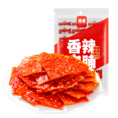 PLUS会员:靖脯 高蛋白肉脯 香辣味200g/30袋*10件