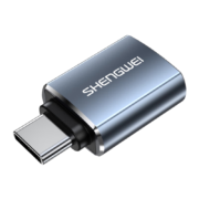 PLUS会员、需首单：shengwei 胜为 Type-C转接头 USB3.0安卓手机OTG数据转换头  AR-102B