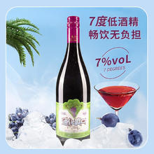 TONHWA 通化葡萄酒 爽口山葡萄加气露酒 720ml