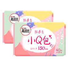 kotex 高洁丝 卫生巾丝薄棉柔小Q包护垫150mm×80片