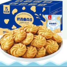 再降价、PLUS会员、需礼金：欧鲜生 奶香曲奇饼干1000g*2件