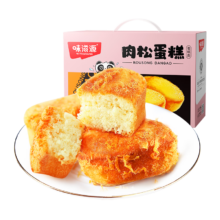 plus会员、掉落券:味滋源 肉松蛋糕880g