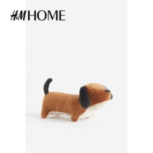 PLUS会员：H&M 1186047 柔软摇铃 狗 棕色