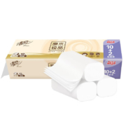 概率券、首购、plus：清风无芯卷纸 马蹄莲83克12卷