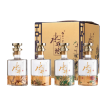 水井坊 · 梅/兰/竹/菊 浓香型白酒 52度 600mL 4瓶 礼盒装