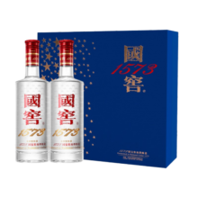 国窖1573【美酒狂欢购】泸州老窖酒 浓香型白酒 双瓶礼盒 双支装 38%vol 500mL 2瓶 蓝调礼盒