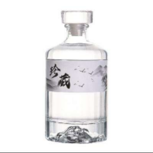 京东百亿补贴:拜杰 透明款观山白酒瓶500ML*2