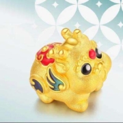 4日10点开始：CHJ JEWELLERY 潮宏基 吞金兽-多财貔貅 足金转运珠 SHG30000754