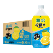 plus会员：统一 A-Ha柠檬水 柠檬味饮料 1升*8瓶 整箱装*2件+凑单