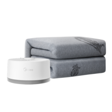 美的（Midea）水暖电热毯双人循环水暖毯床垫 体感智调温 遥控触控 数显1.8*2米