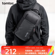 tomtoc Recycled Collection系列 男士斜挎包 A54-A1D1 曜石黑 L