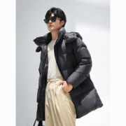 3.8焕新：羽物出品 男装2023冬季新款高端白鹅绒羽绒服加厚保暖中长款反季
