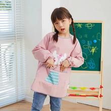 儿童画画防水罩衣幼儿园围兜