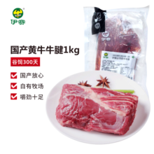 伊赛 （中国绿色产品）国产谷饲 原切牛腱 1kg/袋 谷饲300天 冷冻