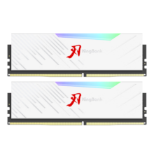 金百达（KINGBANK）32GB(16G×2)套装 DDR4 3600 台式机内存条海力士原装CJR颗粒 白刃RGB灯条 C18