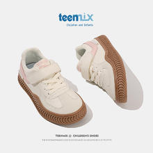 TEENMIX 天美意 儿童板鞋2024春季新款女童防滑德训鞋小男孩运动鞋子大童潮