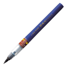 吴竹（KURETAKE）原装进口进口科学毛笔自带墨水超大墨囊黑色科学毛笔 大楷 XO100-10S