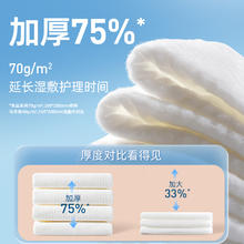 Deeyeo 德佑 一次性洗脸巾女加厚干湿两用抽取式绵柔洁面巾