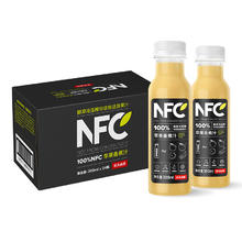农夫山泉 NFC果汁饮料 100%NFC苹果香蕉汁300ml*24瓶 整箱装156元
