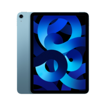 Apple/苹果【教育优惠】 iPad Air 10.9英寸平板电脑 2022款(256G WLAN版/MM9N3CH/A)蓝色