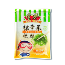 金葵（jinkui）日式裙带菜开袋即食海藻寿司海草沙拉即食梗丝大包装 2袋芥末+1袋酸甜