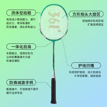 361° 361度羽毛球拍2023年夏季新款铝合金羽毛球拍二支装成人初学专用