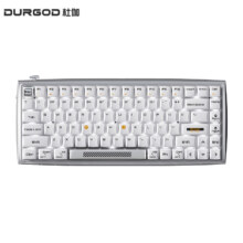 13日20点：DURGOD 杜伽 Hi Keys 双模机械键盘 87键 茶轴