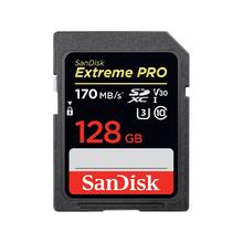 京东百亿补贴：SanDisk 闪迪 Extreme PRO 至尊超极速系列 SD存储卡 128GB（UHS-I、V30、U3）