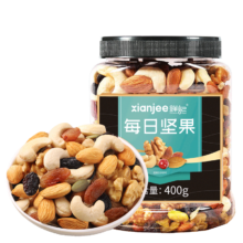 Plus会员:鲜记 每日坚果400g/罐 混合果干果仁