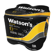 3日20点、百亿补贴：watsons 屈臣氏 苏打汽水 原味 330ml*4罐