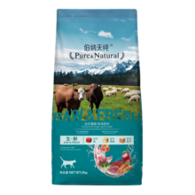 伯纳天纯猫粮三种肉成猫幼猫通用冻干猫粮牧场狂欢(牛肉+羊肉+兔肉)2kg