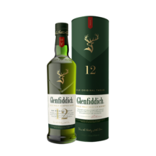 格兰菲迪（GLENFIDDICH）12年苏格兰斯佩赛区单一麦芽威士忌洋酒礼盒700ml