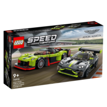 乐高（LEGO）积木玩具 超级赛车系列 76910 阿斯顿·马丁双跑车 9岁+ 生日礼物