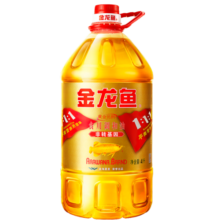 金龙鱼食用油 非转基因 金装 黄金比例零反式脂肪食用植物调和油4L