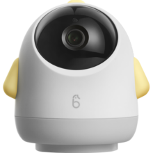 海马爸比Pro宝宝看护机智能婴儿监护器哭声监测安抚摄像头手机远程监控AI 日光黄-畅享版32G+天使支架