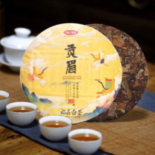 香彻（XIANGCHE） 香彻福建白茶老白茶茶叶贡眉老茶饼陈香陈年白茶饼中秋送礼盒装 礼盒装300g